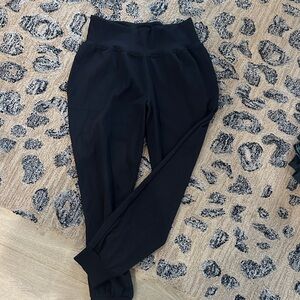 Athleta Black High-Waisted Joggers